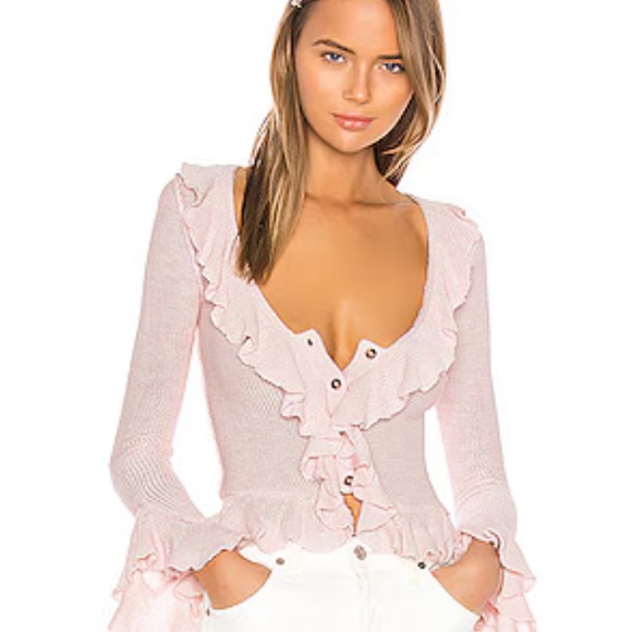 Revolve LPA Ruffled Top - Picture 1 of 3